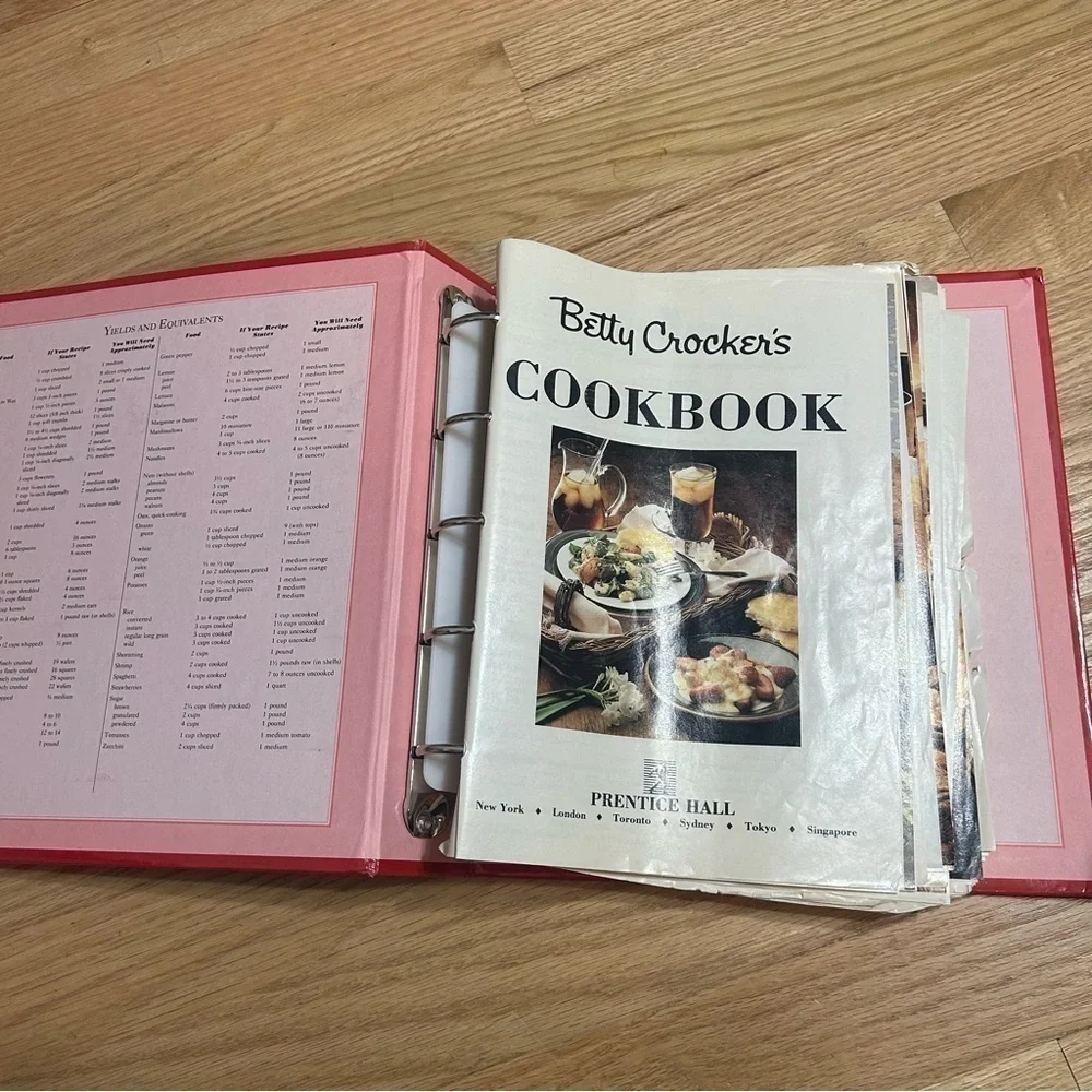 Betty Crocker’s 40th Anniversary Edition Cookbook Hardcover Spiral